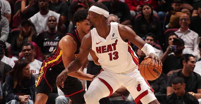 阿德巴约25+10希尔德31分 热火主场大胜老鹰